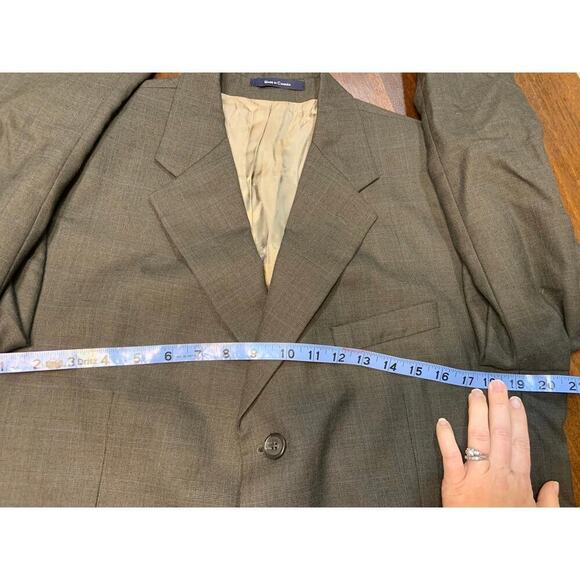 Vtg Chaps Ralph Lauren Wool Cashmere Blend 44R Plaid Blazer Sport Coat Cottage - Picture 7 of 16